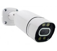IP видеокамера MS-2338-F1.0-LED-POE (2 Мп, 4 мм, запись звука, PoE, с ИК-подсветкой до 30 м, с LED-подсветкой, уличная)