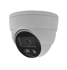 IP видеокамера MS-5828-DL-MIC-POE (5 Мп, 2.8 мм, запись звука, PoE, с ИК-подсветкой до 20 м, с LED-подсветкой, антивандальная)