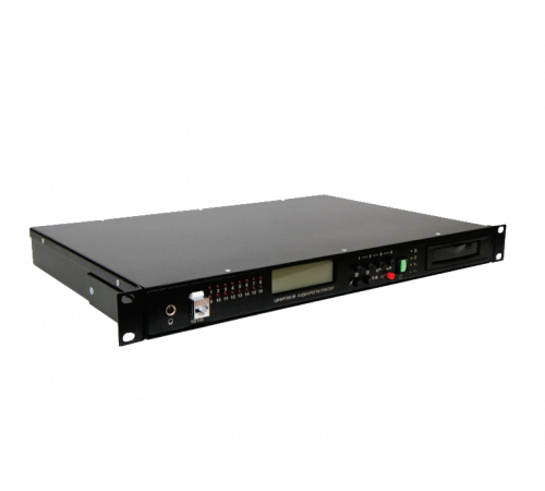 Автономный сетевой 16 канальный аудиорегистратор MDL2-16-19"1U RACK-500-1024 для записи звука и телефонных разговоров